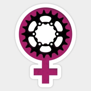 Chain Ring Girl Power 1 Sticker